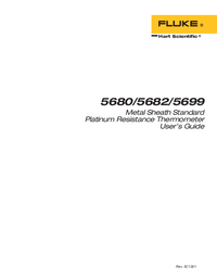 Thumbnail of document Manual - 5699 High-Temperature Metal-Sheath Standard Platinum Resistance Thermometer